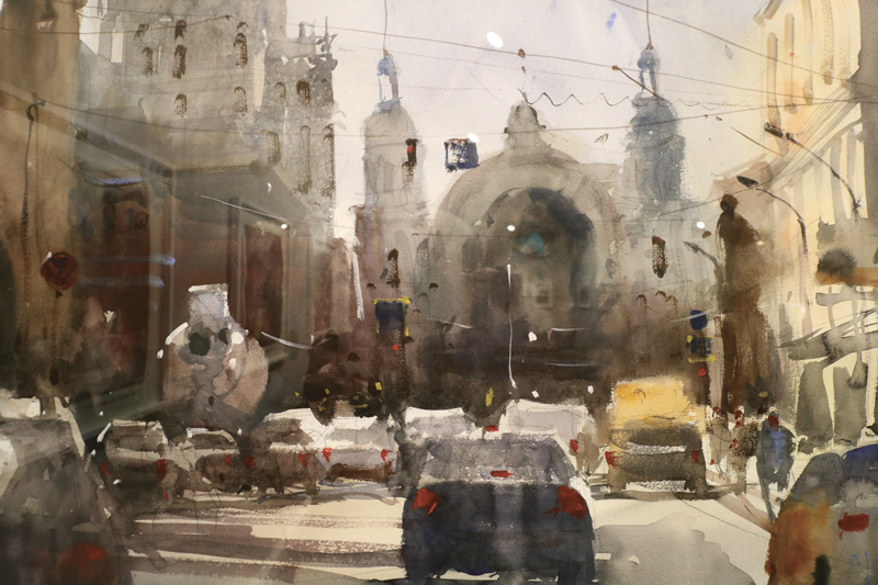 Картина Сергея Кузнецова с большой персональной выставки в Триумфе