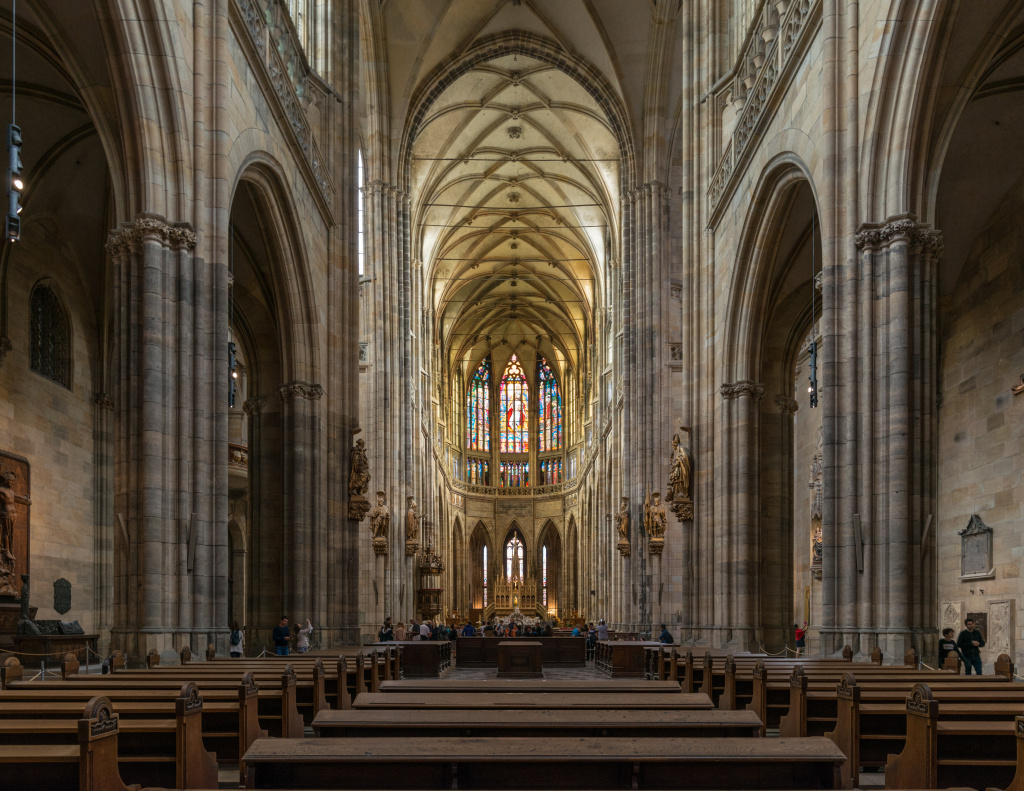 Interior of St.Vitus Cathedral